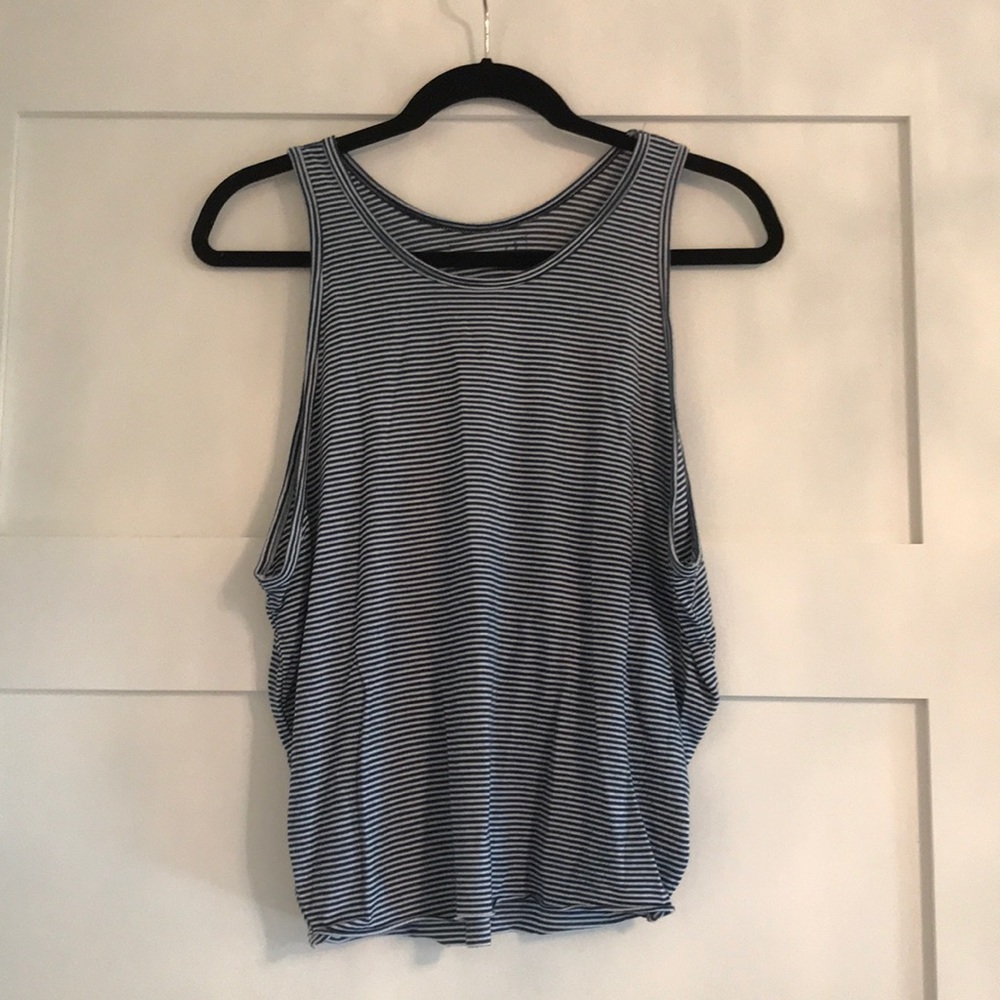 Free People loose striped tank top